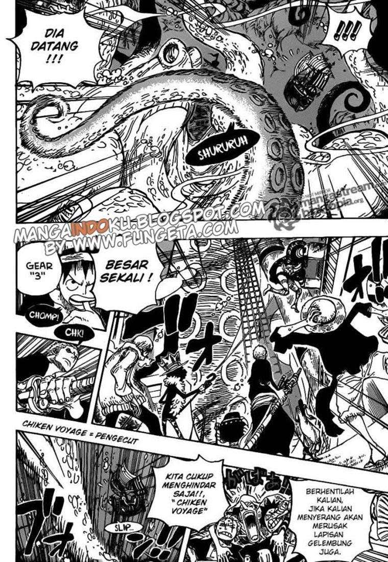 One Piece Chapter 605 page 6