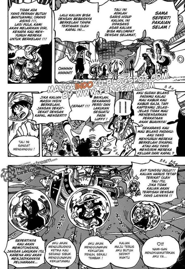 One Piece Chapter 605 page 8