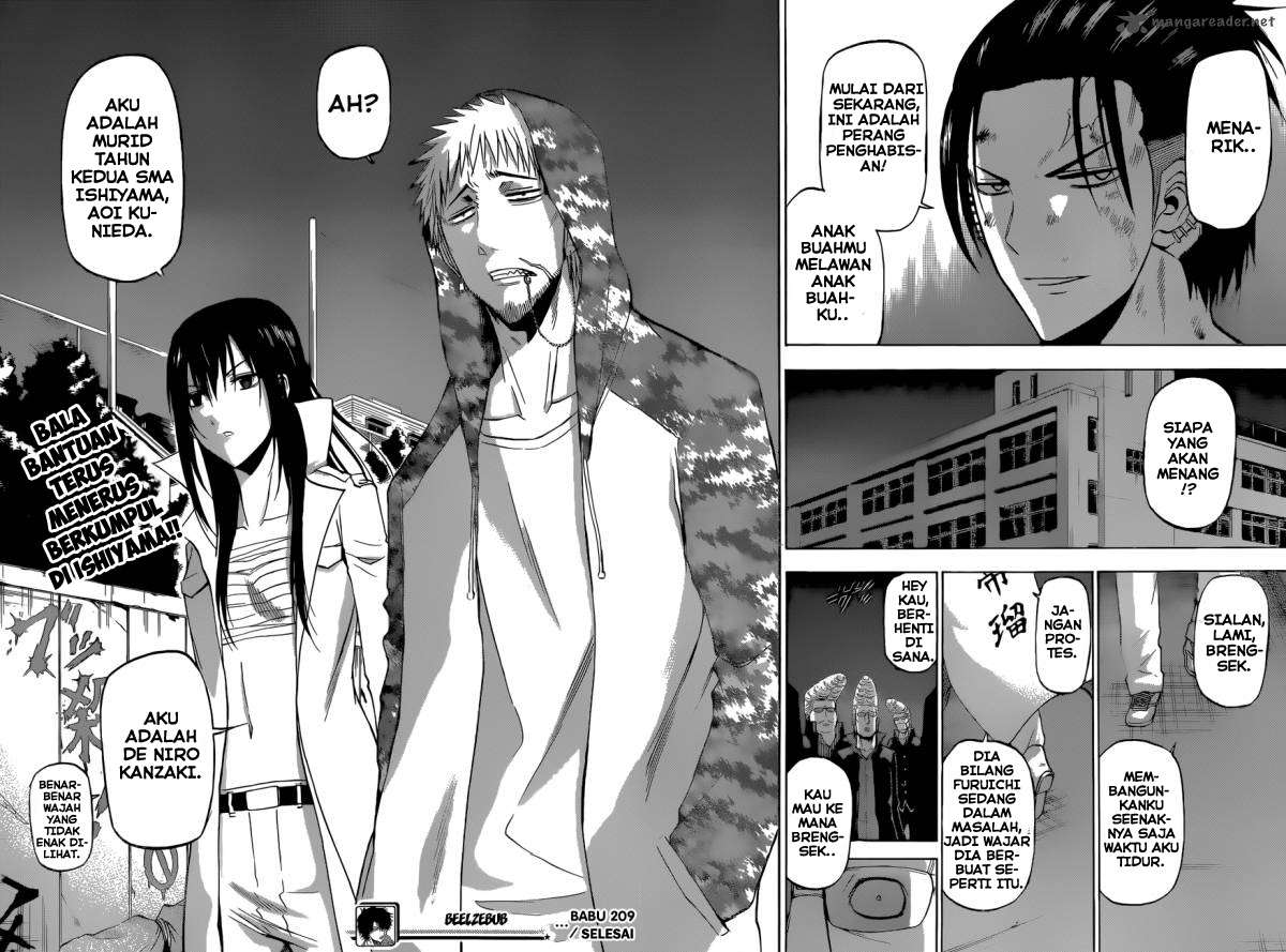 Beelzebub Chapter 209 page 18