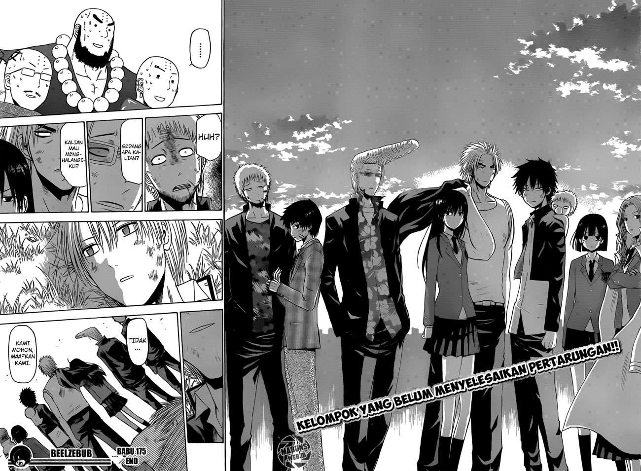 Beelzebub Chapter 175 page 17